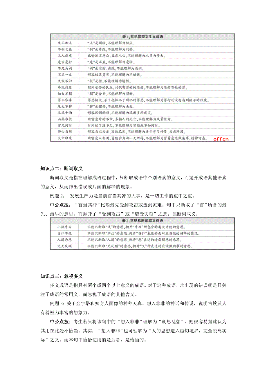 2012国家公务员考试行测技巧：正确理解成语含义_第2页