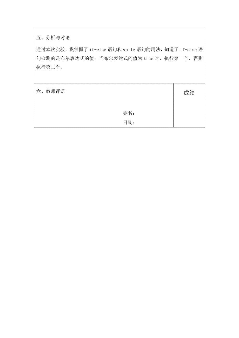 java程序设计课程-实验报告-实验08_第5页