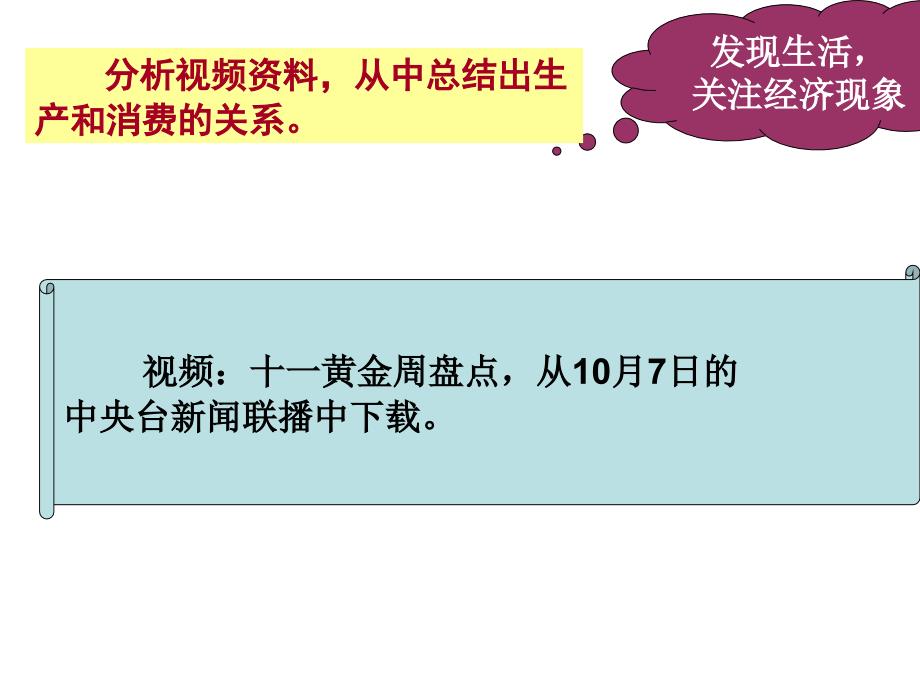 新人教版高中思想政治必修1《发展生产　满足消费》课件_第2页