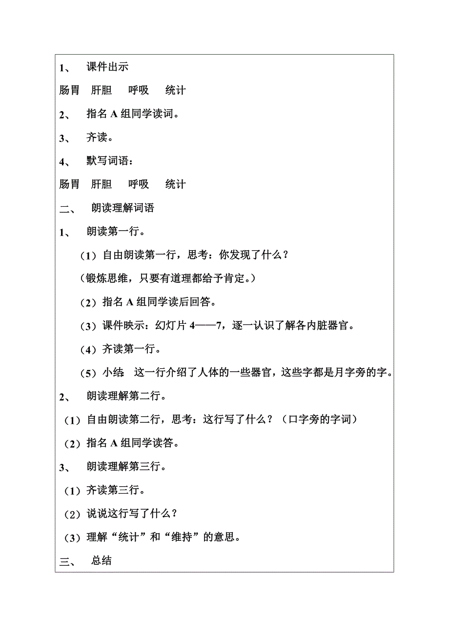 卢湾培智生活语文第十册教案_第3页