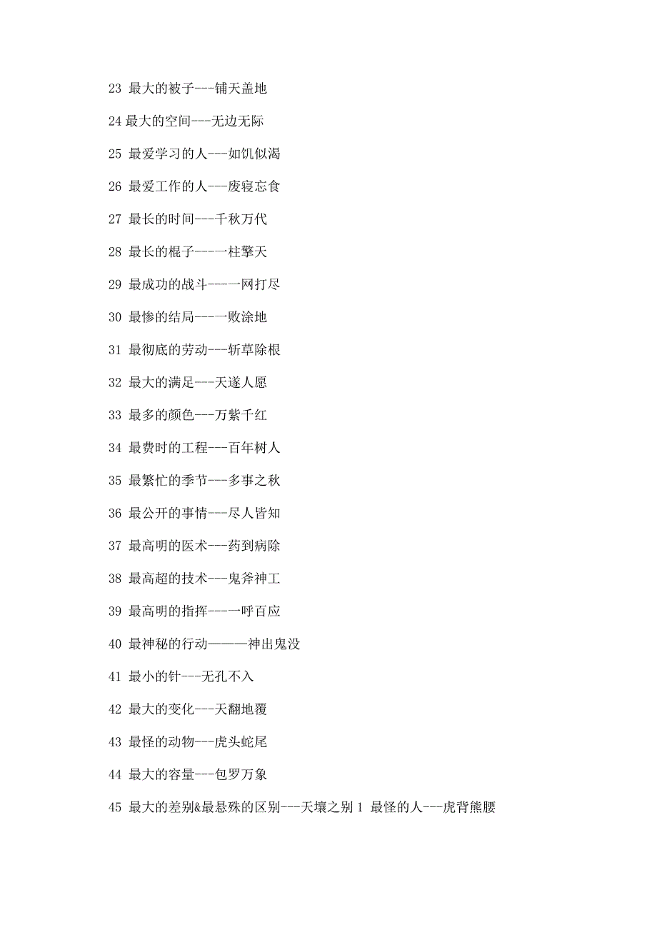 有趣的成语之最_第2页