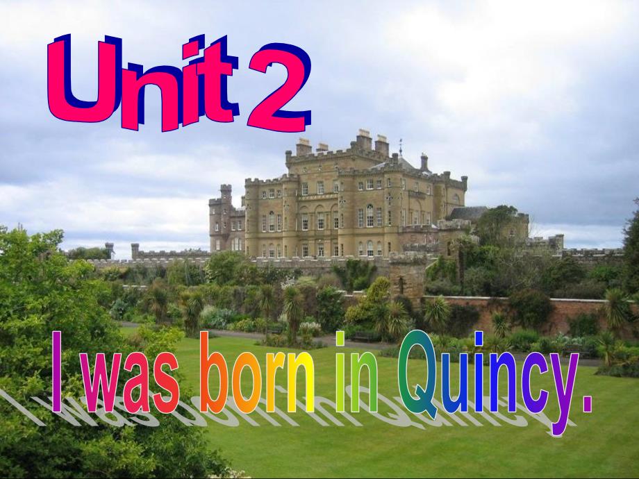 外研版初中英语七年级下册Module 7《Unit 2 I was born in Quincy》_第3页
