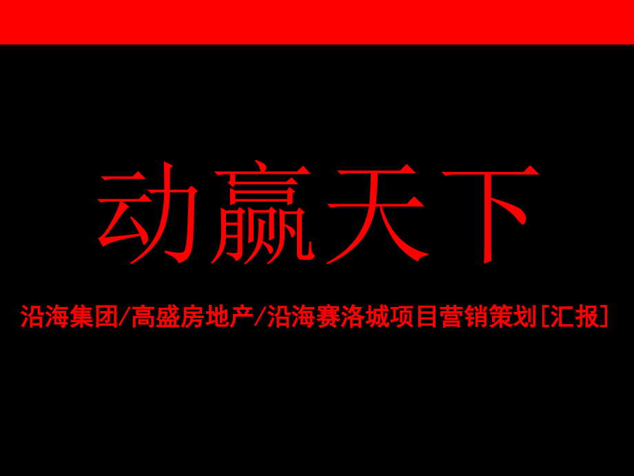 伟业顾问-北京沿海赛洛城项目营销策划[汇报]-124PPT_第1页