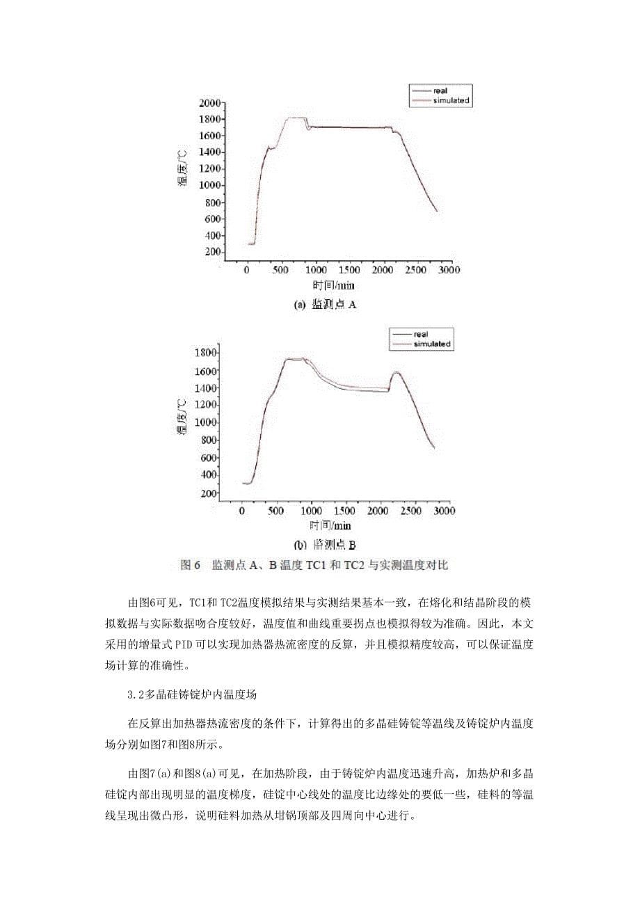 模拟多晶硅铸造过程中的温度场_第5页