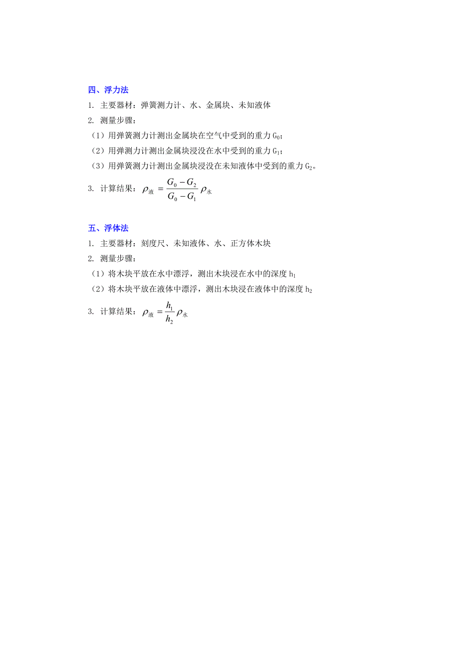 测量液体密度的方法_第2页