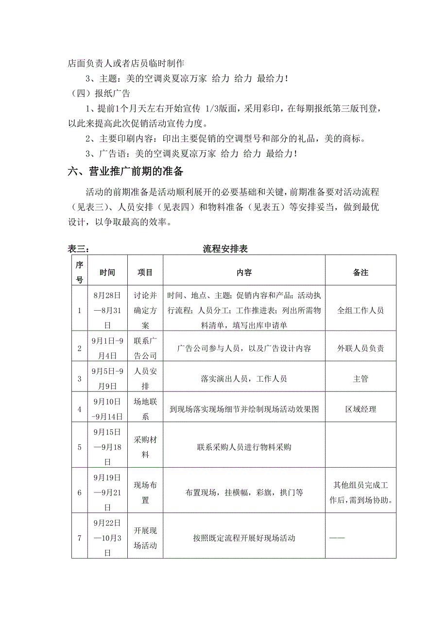 美的制冷家电十一促销活动策划方案_第4页