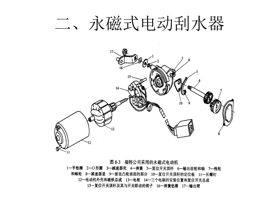 汽车辅助电器 第一节电动刮水器及洗涤器(1-2)_第3页