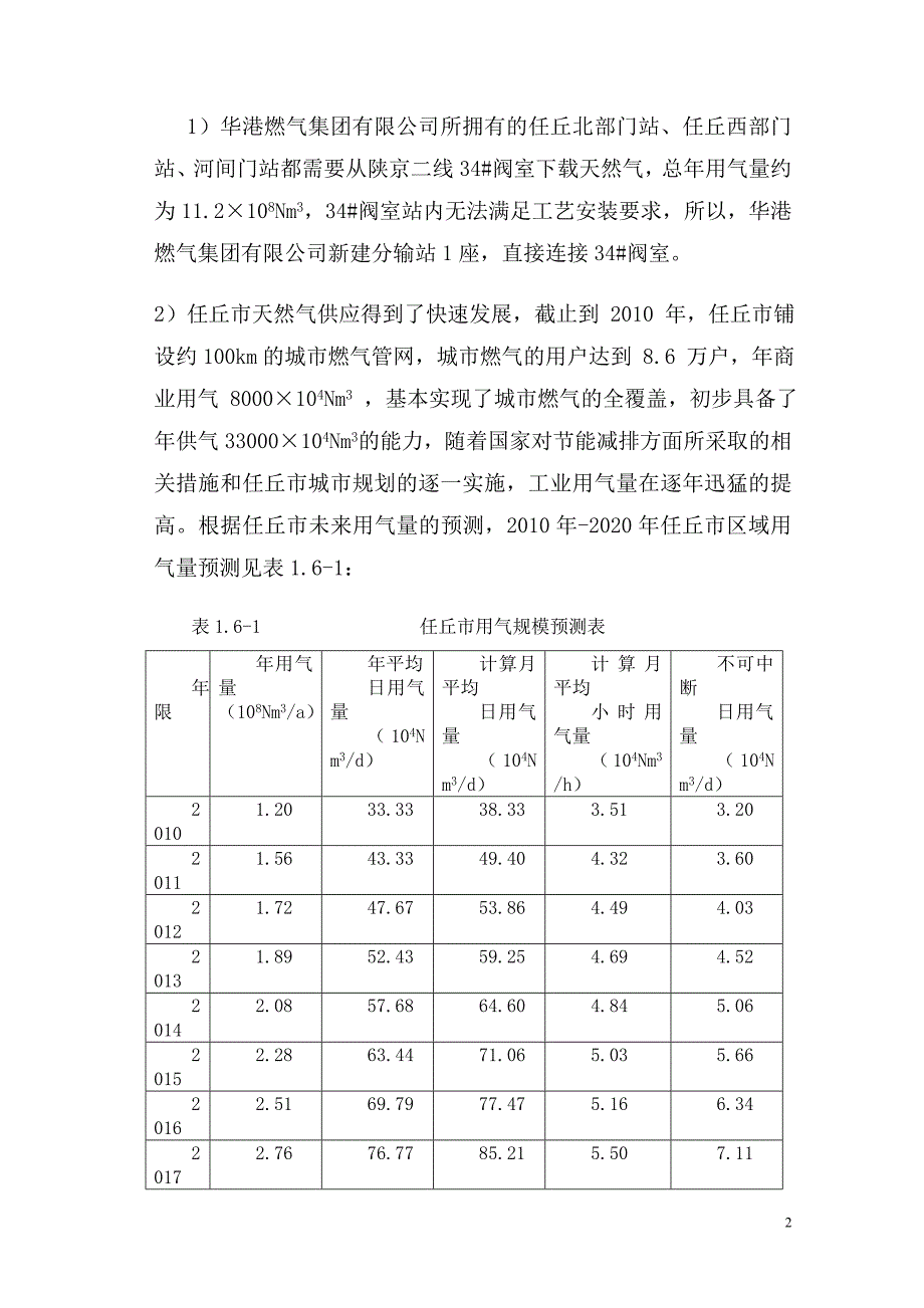 陕京二线输气管道建设工程建设项目可行性研究报告_第3页