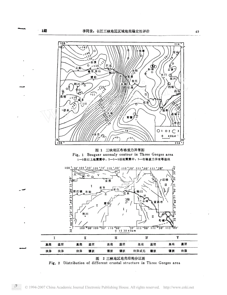 长江三峡地区区域地壳稳定性评价_第2页