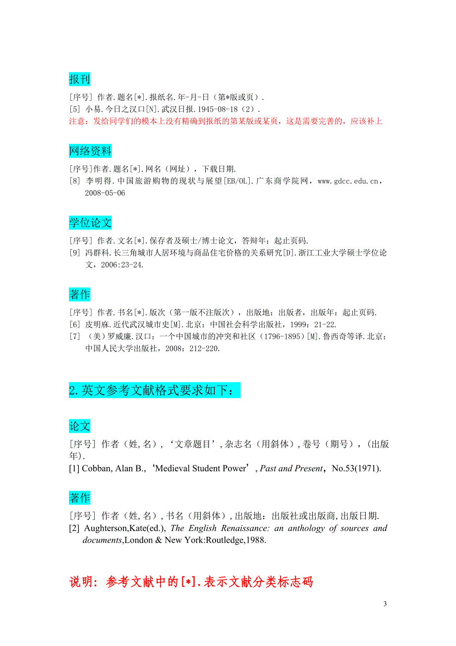 毕业论文注释与参考文献格式_第3页