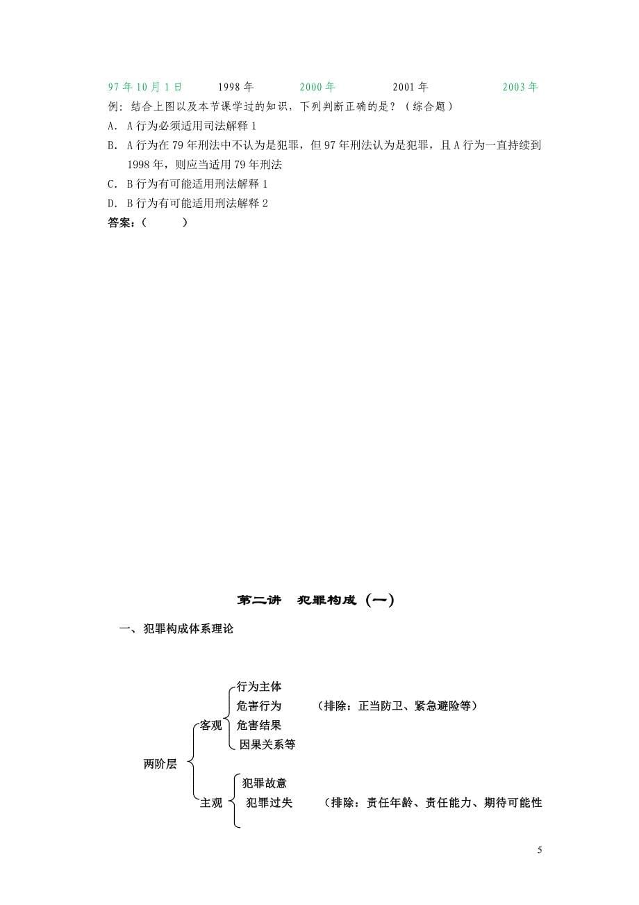 法律法规学习 第1-4讲 刑法(周海营)-20131223-26_第5页
