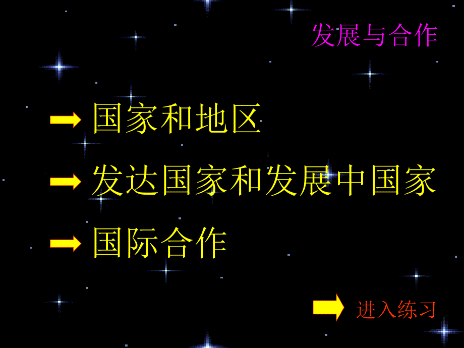 地理：《发展与合作》课件1(人教新课标七年级上)_第3页