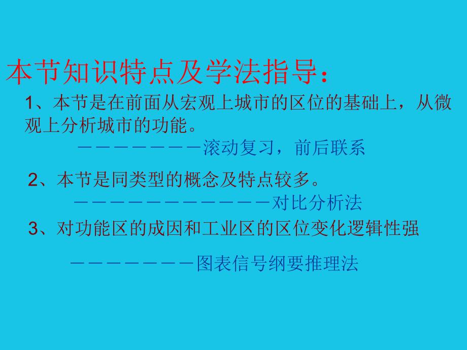 高三地理复习课件：城市作用、功能和分区 1_第4页