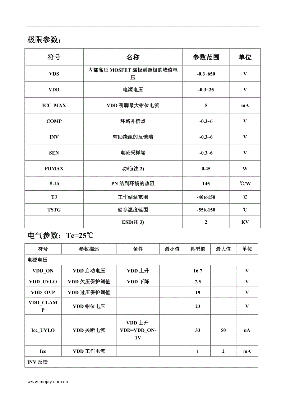 单级有源恒流led电源控制芯片茂捷m8911兼容芯联cl1313_第3页