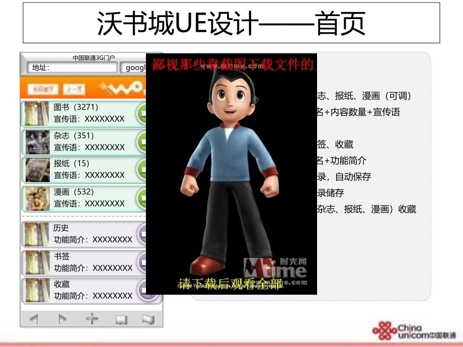 中国联通电子阅读项目IPHONE版UE设计_第3页