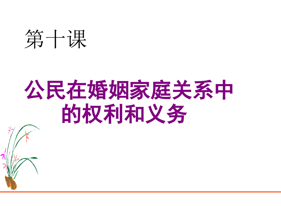 公民在婚姻家庭关系中权利和义务_第1页