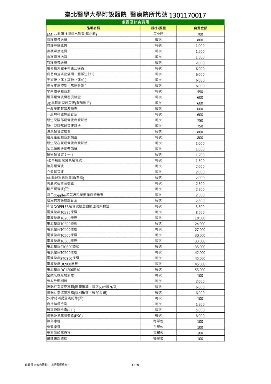 台北医学大学附设医院_第5页