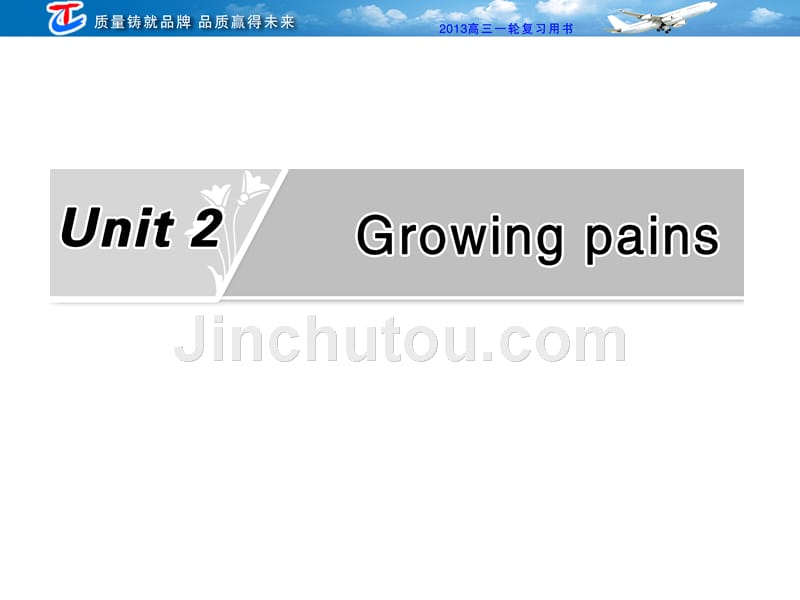 (订正版) 必修一  unit 2  growing pains_第1页