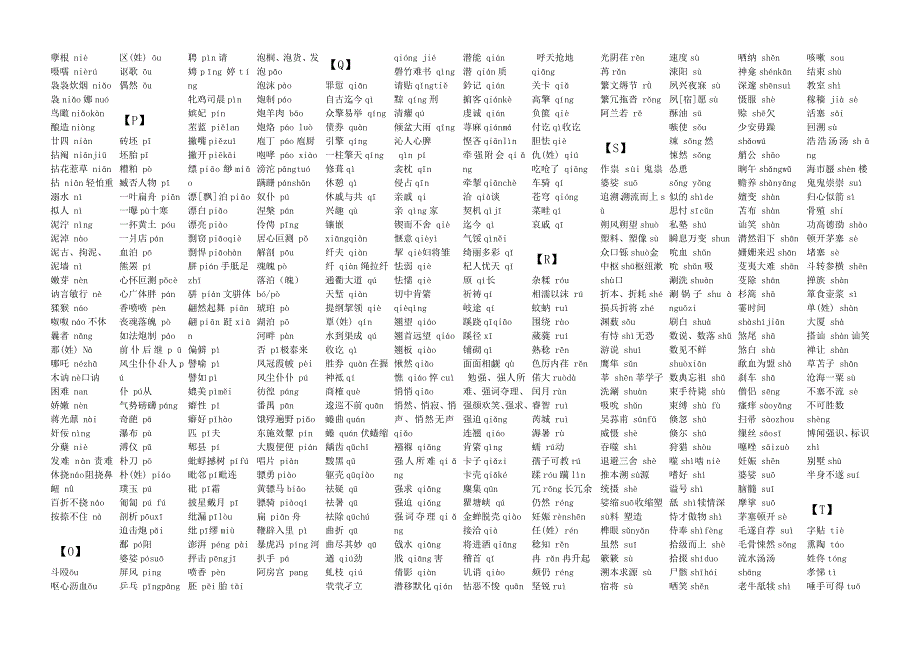 2011高考常用字音表[1]_第4页