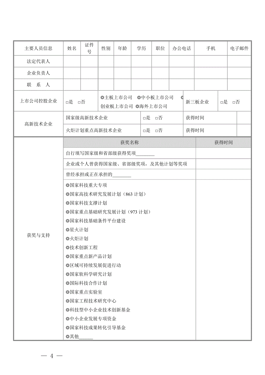 2018上海创新资金申请书_第4页