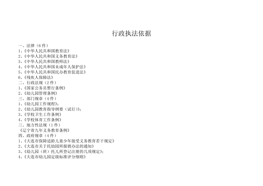 大连市西岗区教育局行政执法责任制_第4页