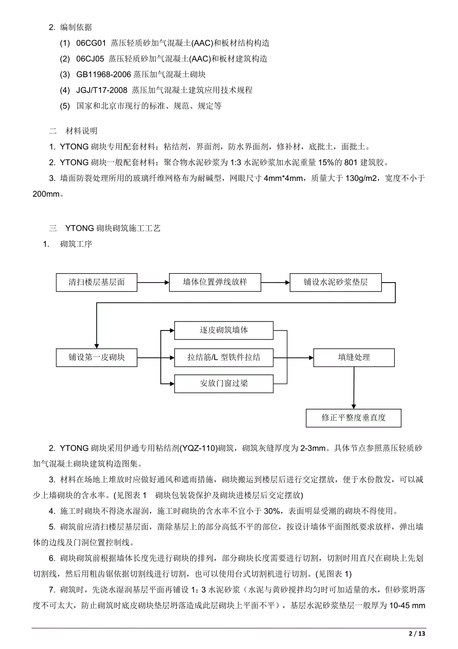 砌块工程施工技术方案_第2页