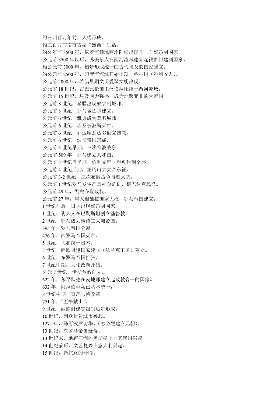 九年级上册历史大事年表_第1页
