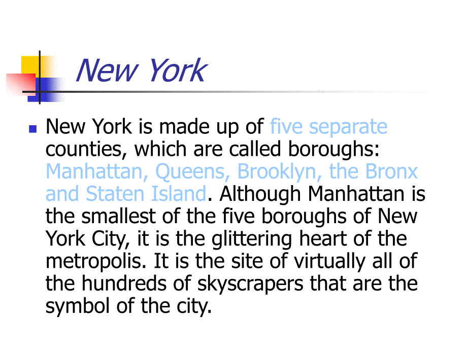 英文介绍纽约New York _第2页