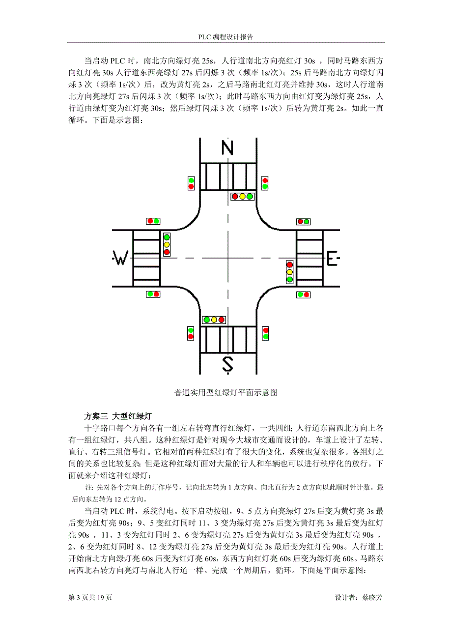 红绿灯PLC编程设计报告_第3页