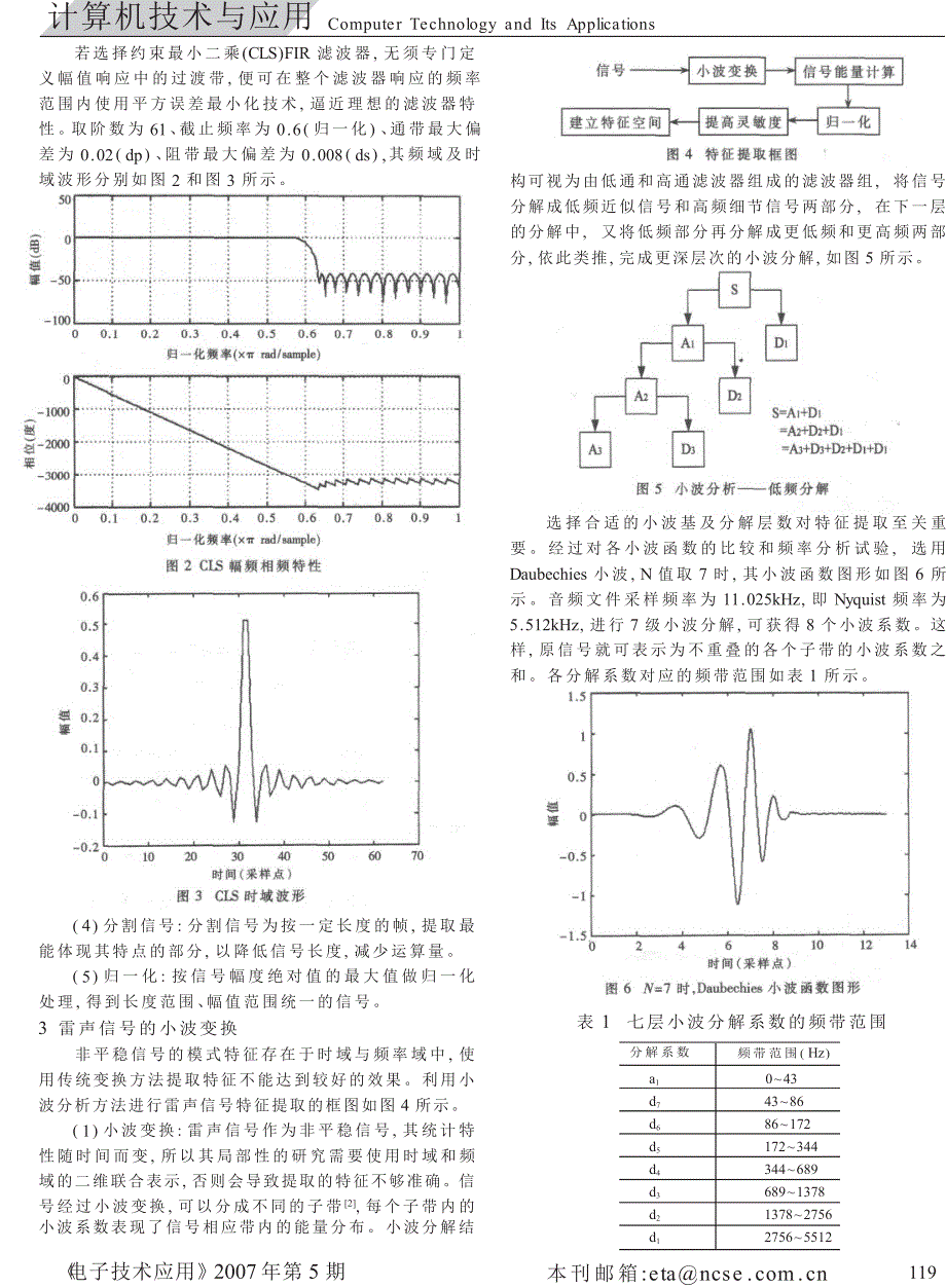 基于小波分析的雷声信号特征提取_第2页