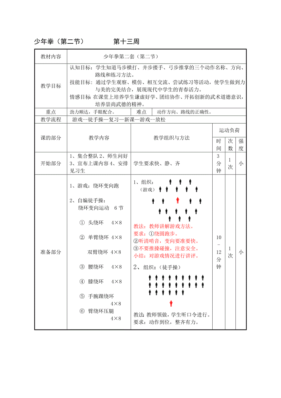 少年拳第二套全套教案_第4页