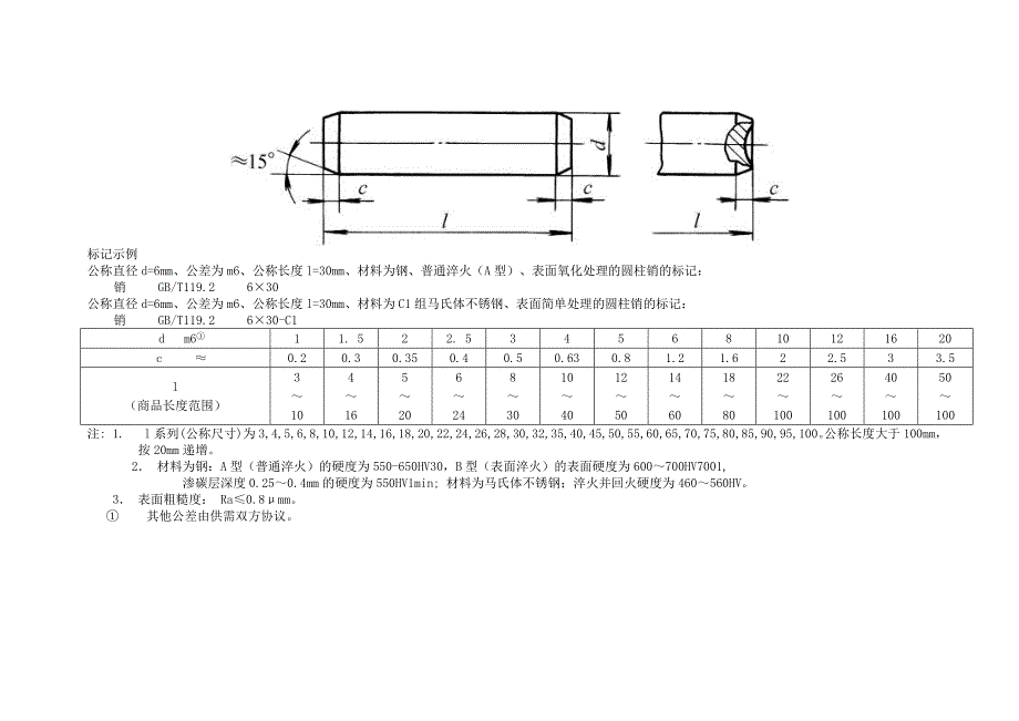 淬硬钢和马氏体不锈钢圆柱销_第3页