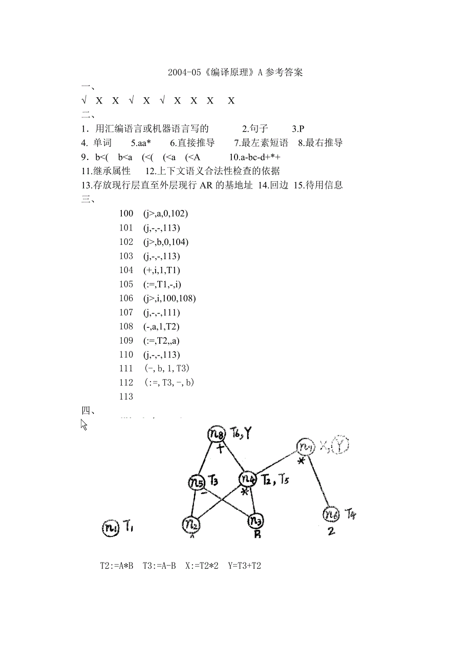 2004编译原理a_第4页