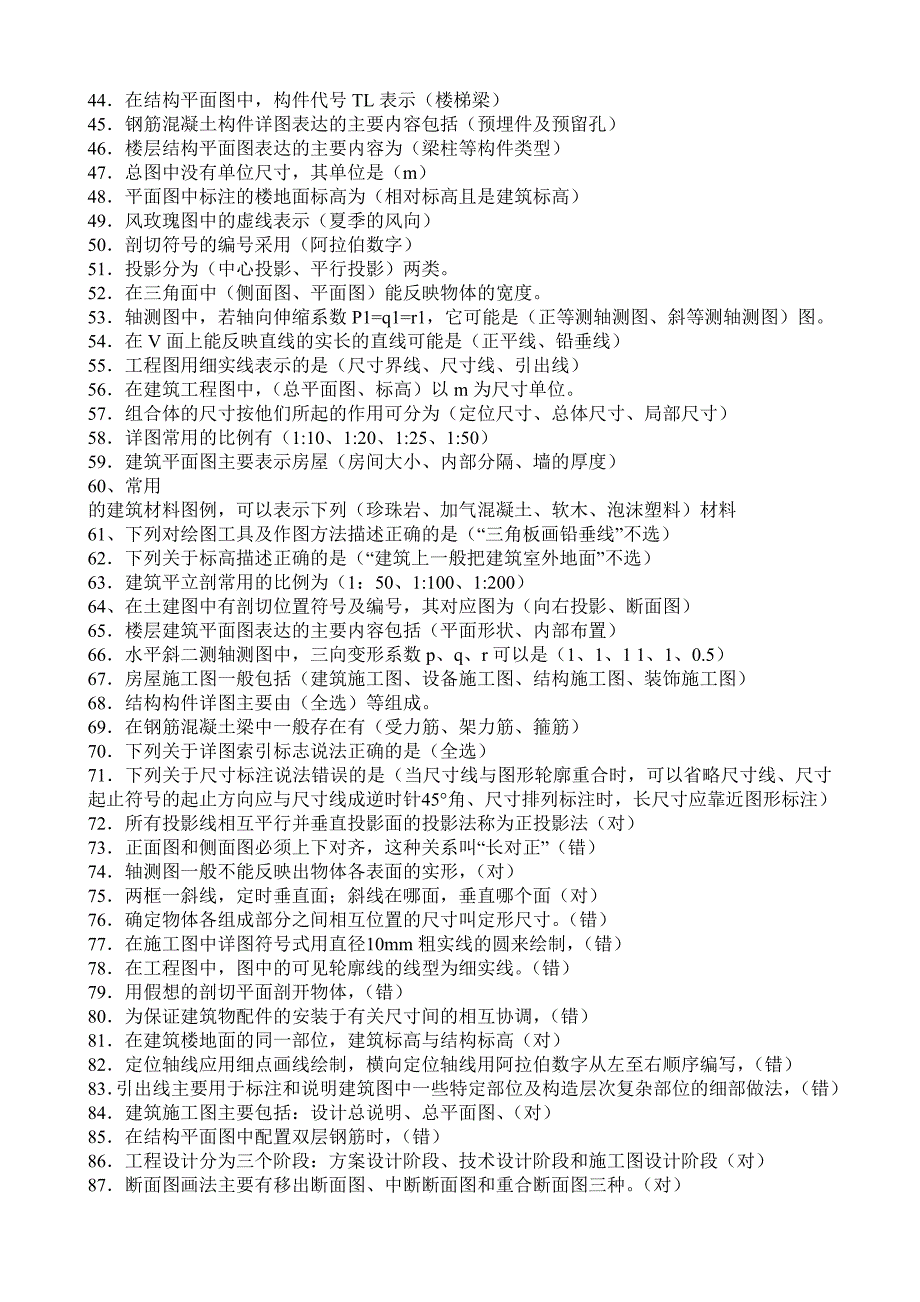 机电工程施工员习题集专业基础知识_第2页