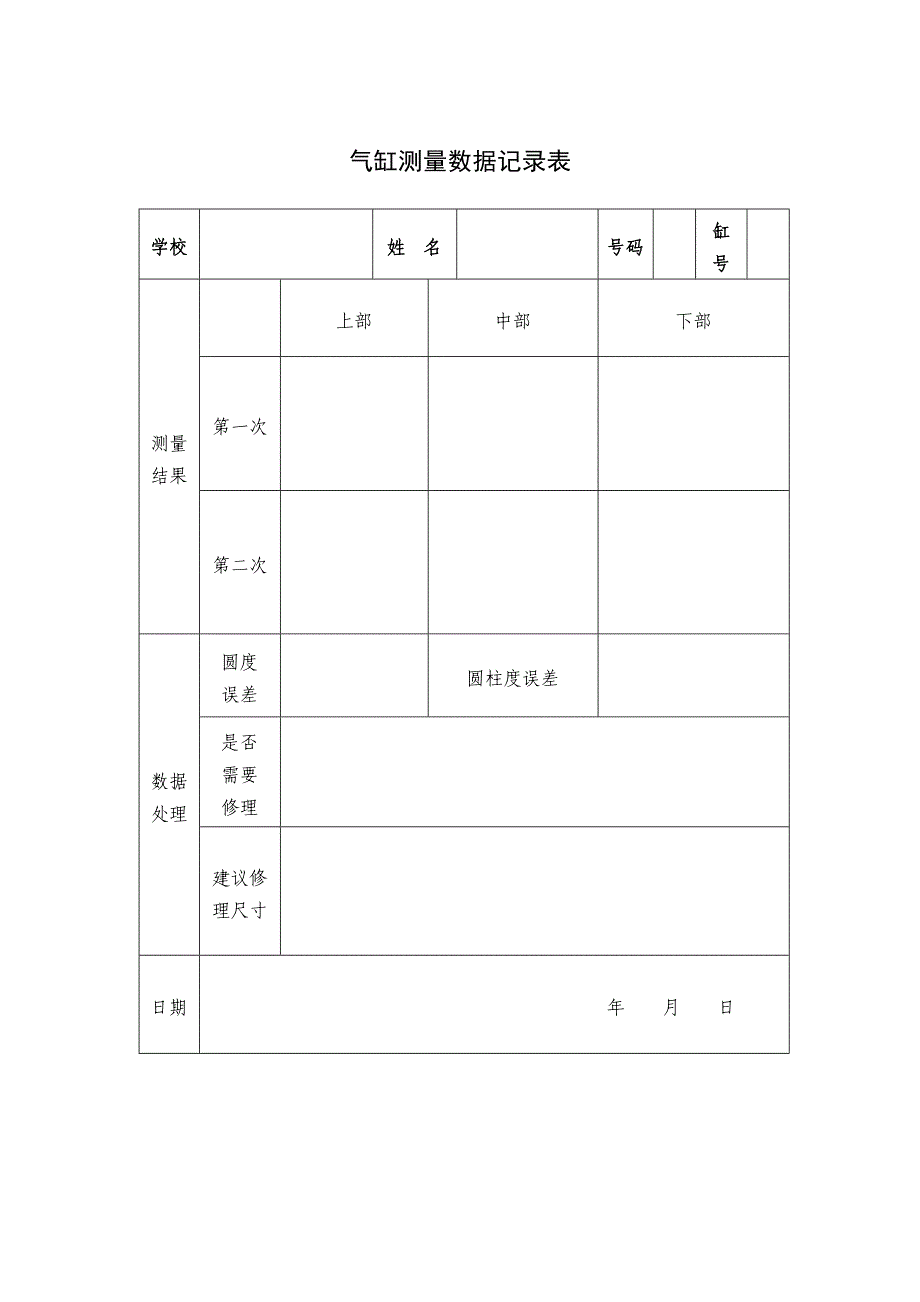 丰田5A发动机气缸盖拆装评分标准_第3页