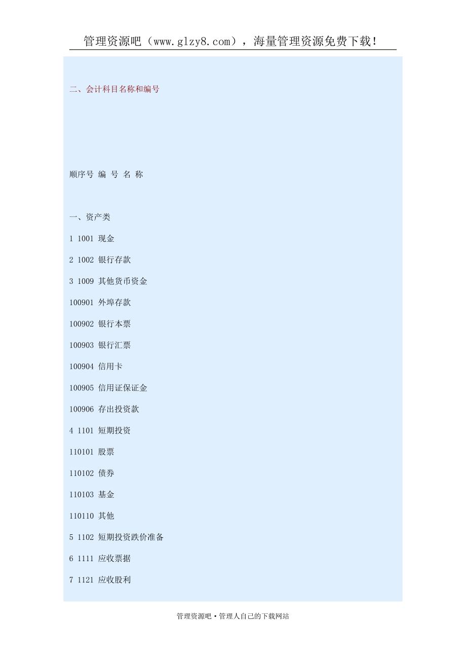 企业会计制度——会计科目和会计报表说明_第2页