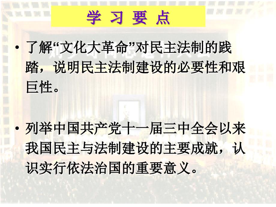 高一历史民主政治建设的曲折发展_第3页