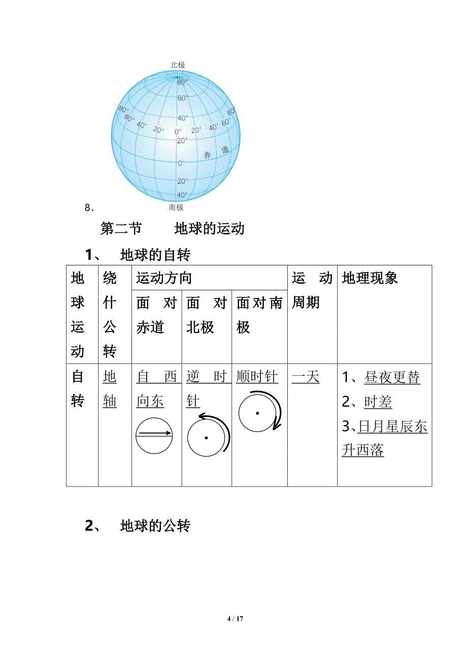 七年级上地理复习要点提纲_第4页