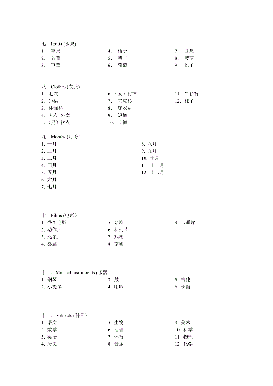 人教版新目标英语七年级词汇大练兵_第2页