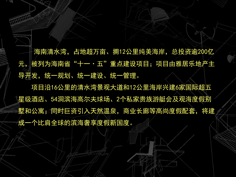 雅居乐+·海南清水湾专题调研_第2页