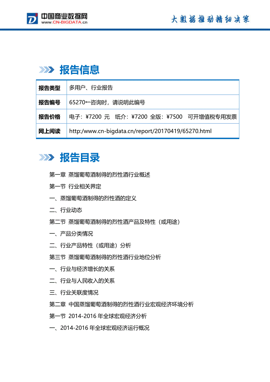 2017-2022年中国蒸馏葡萄酒制得烈性酒行业投资研究分析及发展前景分析报告-行业趋势预测(目录)_第2页