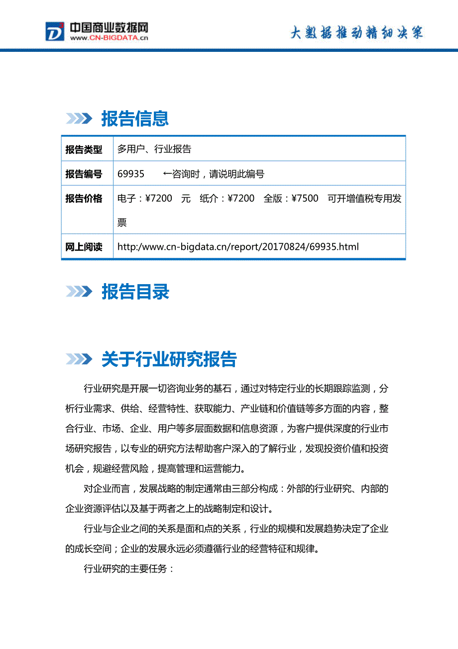 深圳房地产市场发展预测及投资战略报告(2017-2022)-目录_第2页