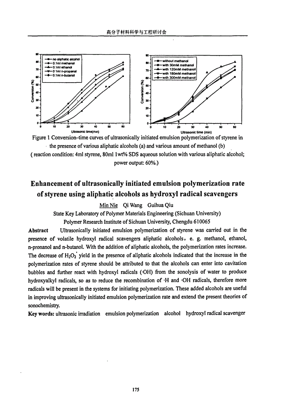 OH自由基捕捉剂加速超声引发乳液聚合的研究_第2页