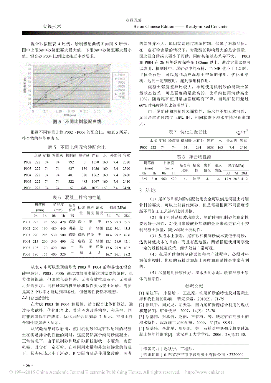 铁尾矿砂与机制砂复合在混凝土中的使用_第2页