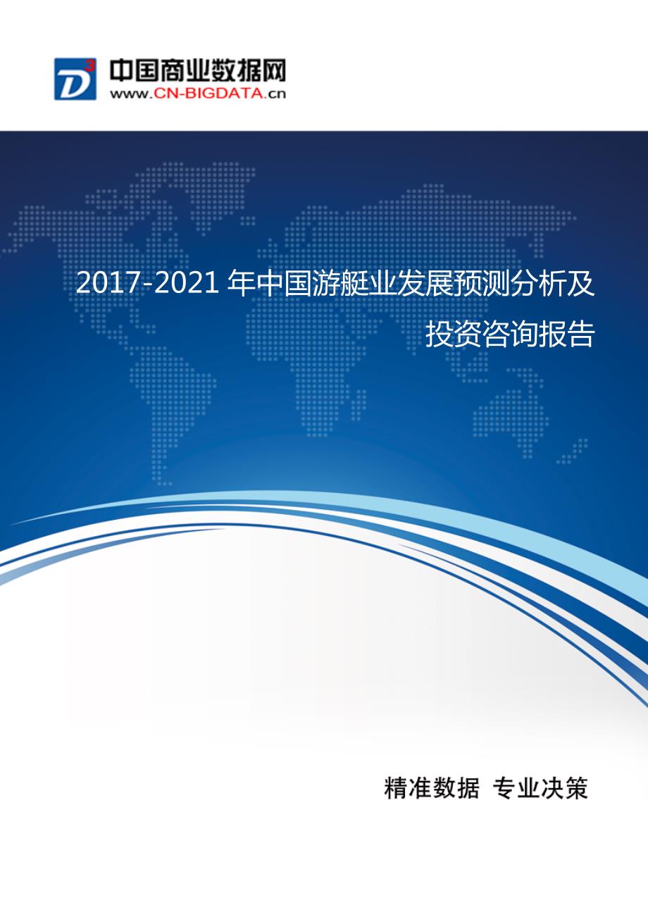 (目录)2017-2021年中国游艇业发展预测分析及投资咨询报告_第1页