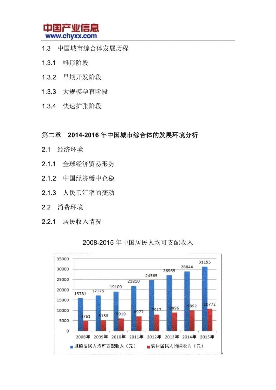 2017-2022年中国城市综合体行业市场行情动态研究报告(目录)_第5页