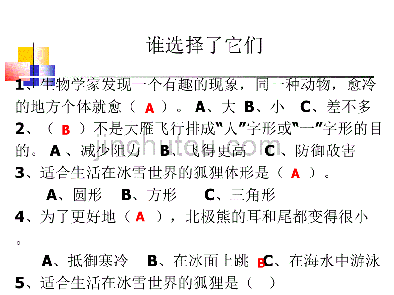 教科版小学科学六年级上册第四单元《谁选择了它们》课件_第3页