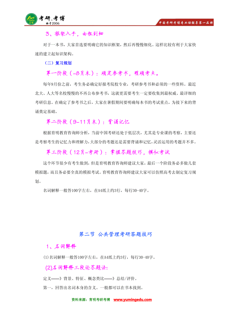 【状元王策笔记】2016年中国矿业大学(北京)行政管理考研状元经验分享、报录比,_第2页