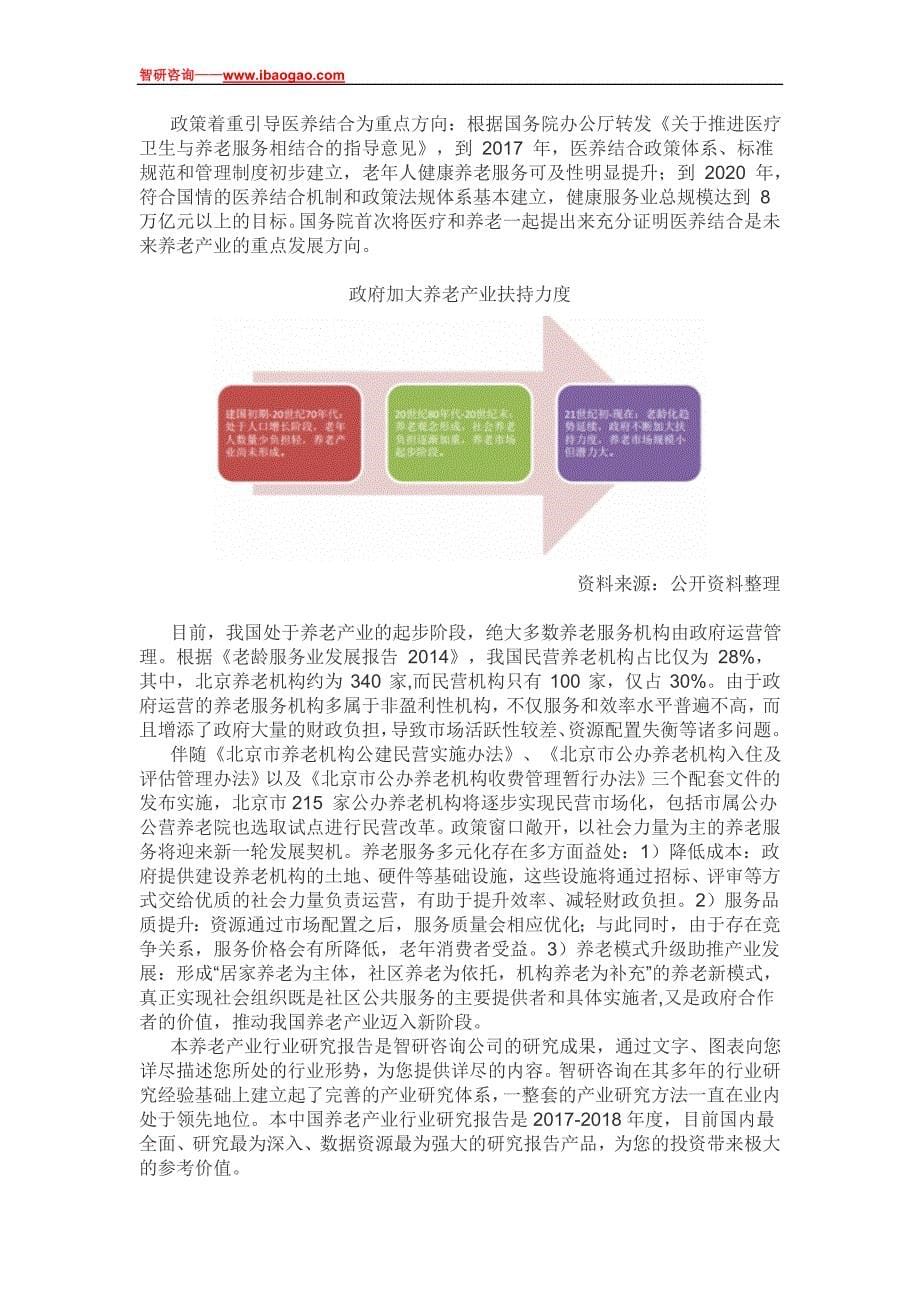 2017-2023年中国养老行业前景研究与市场分析预测报告(目录)_第5页