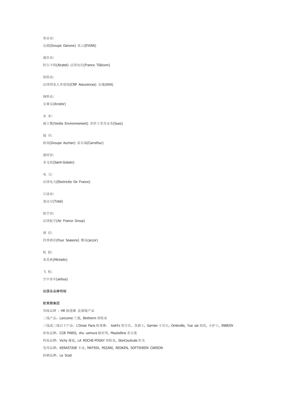 法国品牌一览表 逛街专用 48个法国品牌_第3页